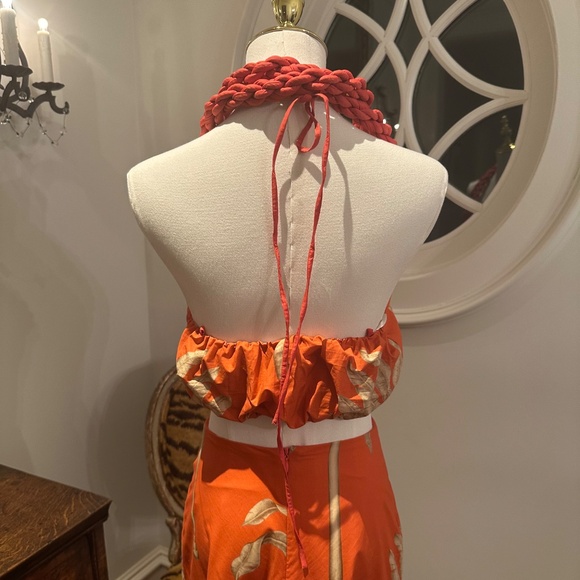 LASTCHANCE- 3/29 only Johanna Ortiz palmeras vision top/skirt set/size 0/2 *MINT - Picture 13 of 16